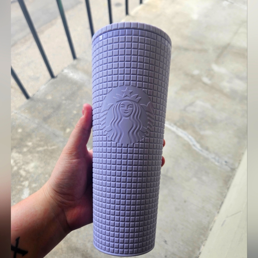 Starbucks Lilac Grid Cup